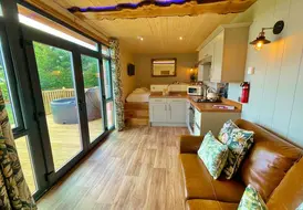Cosy living room with field views 5