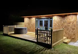Stargaze in a romantic lodge at Mill Farm 10