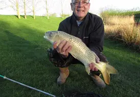 guest-with-carp-fish-cottage-break-mill-farm-leisure 67